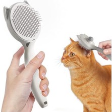 Mythriva Otomatik Temizlenen Kedi ve Köpek Tarağı, Masaj Etkili