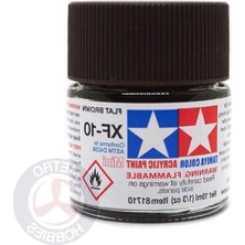 Mythriva 10 ml Flat Brown Mat Akrilik Boya, Sanat Çalışmaları Için Uygun