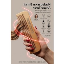 Mythriva Doğal Şimşir Ahşap Tarak, 16 Cm, Elektriklenmeyi Önler