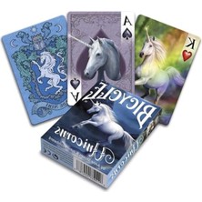 Mythriva Eşsiz Unicorn Temalı Oyun Kartları, Kızlar Için Eğlenceli Kart Oyunu