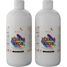 Mythriva Beyaz Akrilik Boya Seti - 2X500GR