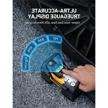 Mythriva Taşınabilir Lastik Şişirme Kompresörü, Güçlü ve Pratik Kullanım Için