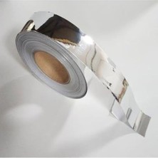 Mythriva Krom Nikelaj Bant Yapışkanlı Araç Çıta Direk Kaplama Folyo - 10 cm x 5 Metre
