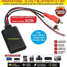 Ucuzcu Market Bluetooth Kablosuz Bağlantı Adaptörü (Aux Girişi Olmayan Tüm Araçlar Için)
