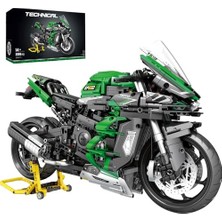 Mythriva Technic 570 Ninja H2 Sx Se Motor Yaratıcı Yapı Blok Seti Building Blocks - 2088 Parça