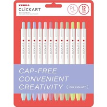 Mythriva Zebra Clıckart Market Pen Pl 12 Lı Set