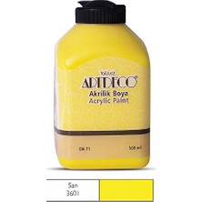 Mythriva Akrilik Boya, 500ML, Sarı 3601