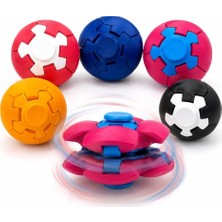Mythriva Spinner Ball Stres ve Fidget Oyuncağı, Bas-Döndür Mekanizmalı Eğlenceli Dönen Top, Çocuk ve Yetişkinler Için, Karışık Renk