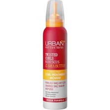 Mythriva Urban Care Twisted Curls Hibiscus & Shea Butter Kıvırcık ve Dalgalı Saçlara Özel Onarıcı Bakım Köpüğü 150 Ml- Vegan