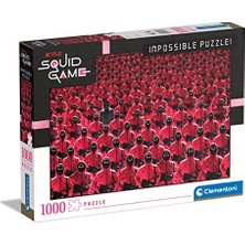 Mythriva Clementoni - 1000 Parça Squid Game Yetişkin Puzzle - Impossible - 39695