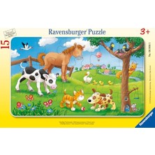 Mythriva Ravensburger Yapboz, Cuddly Friends, 15 Parça