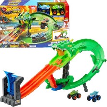 Mythriva Hot Wheels® Monster Trucks Sharks Vs. Dinos Ejderha Yok Edici
