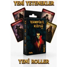 Mythriva Vampir Köylü Avcı Kutu Oyunu - Geliştirilmiş Rol Yapma ve Parti Kart Oyunu, 4-8 Oyuncu, 13+ Yaş, Aile ve Arkadaş Grubu Eğlence Seti, Ev Partisi Için Strateji ve Hediye Kartları