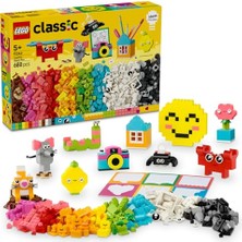 Mythriva LEGO Classic Yaratıcı Mutlu Kutu 11042-5 Yaş ve Üzeri Çocuklar Için Yaratıcı ve Eğlenceli Oyuncak Yapım Seti (680 Parça)