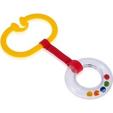 Mythriva Babyjem Çıngıraklı Puset Halkası Sarı Oval