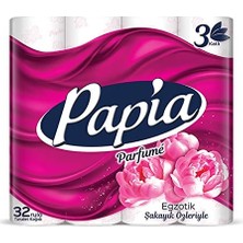 Mythriva 3 Katlı Egzotik Şakayık Özleriyle Parfümlü 32'li Cilt Tuvalet Kağıdı (1 x 32 Rulo)