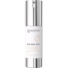 Mythriva K-Lotus Beauty Cildi Onarma ve Ölü Hücrelerden Arındırma Etkili Dengeleyici & Yatıştırıcı Aha Bha Pha Cilt Serumu 28 ml