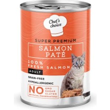 Mythriva Chef's Choice Yetişkin Kediler Için, Tahılsız, Hipoalerjenik, Somon Balıklı Ezme, 400 G x 12 Adet