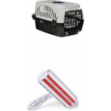 Mythriva Kedi Köpek Taşıma Kabı ve Evcil Hayvan Tüy Temizleyici Kıl Toz Toplayıcı Hazneli Taşıma Kabı ve Tüy Rulosu