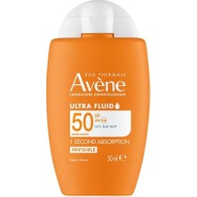 Mythriva Avene Ultra Fluid Invisible Normal/karma Ciltler Için Akışkan Spf 50 Güneş Kremi 50 ml