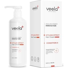 Mythriva Veela Zor Şekillenen Saçlar Için Durulanmayan Şekillendirici Bakım Kremi Styling Effect Condition 9