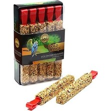 Mythriva Gold Wings Premium Ballı-Meyveli Muhabbet Kuşu Krakeri, 10'lu Kutu
