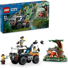 Mythriva LEGO City Orman Kaşifinin Arazi Kamyonu 60426-6 Yaş ve Üzeri Çocuklar Için Yaratıcı Oyuncak Yapım Seti (314 Parça)