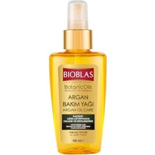 Mythriva Bioblas Argan Yağlı Saç Bakım Yağı – Durulanmayan, Isıya Karşı Koruyucu, Onarıcı & Parlaklık Veren SERUM,%100 Besleyici Etki, 100 ml