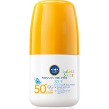 Mythriva Nıvea Sun Spf 50+ Bebek ve Çocuk Için Hassas Koruma Güneş Koruyucu Roll-On 50ML,SUYA Dayanıklı,hassas Cilt