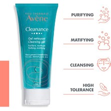 Mythriva Eau Thermale Avene Cleanance Yağlı ve Akneye Eğilimli Ciltler Için Matlaştırıcı Yüz Temizleme Jeli 200 ml