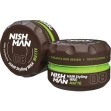 Mythriva Saç Şekillendirici Wax 08 Matte, 150 ml | Tüm Saç Tipleri | Ekstra Güçlü, Doğal ve Matt Görünüm