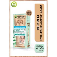 Mythriva Garnier Bb Krem Mucizevi Karma ve Yağlı Ciltler Için Cilt Kusursuzlaştırıcı Orta Ton 40ML