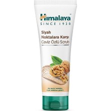 Mythriva Himalaya Since 1930 Siyah Nokta Karşıtı Yüz Temizleyici Scrub, Peeling Etkili, Elma, Ceviz, Tüm Ciltler, 75 ml