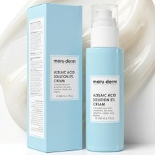 Mythriva Maruderm Azelaik Asit%5 Cilt Bakım Kremi – Kızarıklık, Lekelenme ve Cilt Tonu Düzensizliğine Karşı, Meyan Kökü & Hyaluronik Asit Ile, 200 ml