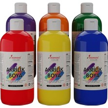 Mythriva Ara Renkler Akrilik Boya 6'lı Set 6X500GR