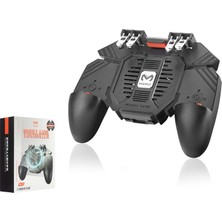 Hadron AK77-2 Soğutucu Fanlı Telefon Tutuculu Mobil Gamepad 4 Butonlu 4000 Mah Siyah