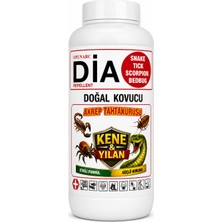 Dia Repellent - Ev ve Bahçe Için Doğal Akrep Yılan Kene Kovucu Bariyer Tozu [ 100 Gram ]