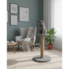 Mythriva Reyo Pet Stepli Kedi Tırmalama Tahtası Gri