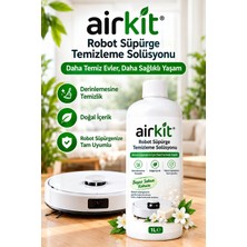 Airkit Robot Süpürge Deterjanı Solüsyonu Sıvısı 1 Lt – Beyaz Sabun Kokusu – Temizlik Solüsyonu – Tüm Robot Süpürgeler Için