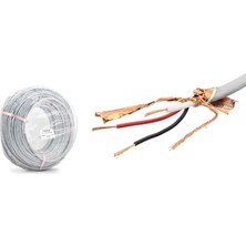 Nodar ND2480 Cctv Kablo Mini Coax Eco Cca 2x0.50 mm 100 M Gri
