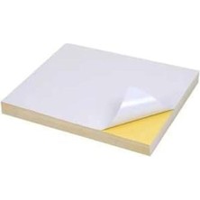 Mythriva Adcoat Kağıt Kaliteli Lazer Yazıcılar Için Yapışkanlı Etiket/sticker Parlak Kuşe A4 Ebat 50 Adet
