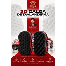 Transformacion Premium 3D Dalga Seramaik Kaplamalara Özel Oto Detaylandırma Süngeri Çift Taraflı Lüks Araç Yıkama Aparatı Seramik Kaplama Özel Boya Uyumlu 723689