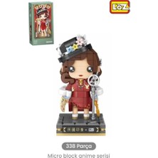 Mythriva Loz Micro Anime Serisi 1553 Modeli 338 Parça Dekoratif Oyuncak Yapım Seti Yapı Blok