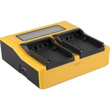 Patona 7557 Sony NP-FP50 NP-FH50 FV70 FV100  Piller Için Çiftli Şarj Cihazı