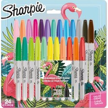 Mythriva Sharpie Fine Permanent Markör 24'lü Karışık Paket, Flamingo