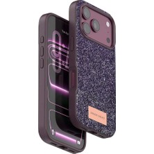Evimdeyokyok Onegif Apple Iphone 18 Pro Bright Simli Kapak - Bordo