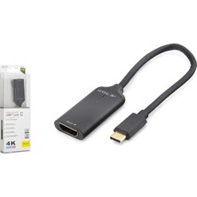 İetop Ietop HDX7898 Type-C To HDMI Görüntü Dönüştürücü 4K 30Hz 20 cm Siyah