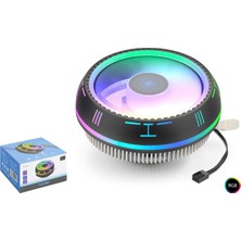 Nodar ND2552 Cool Storm Cpu Hava Soğutucusu Combo 90 mm Amd Intel Uyumlu Rgb Siyah