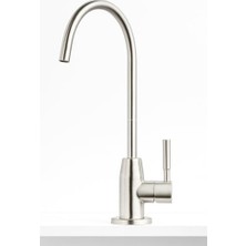 Mythriva Arıtma Musluğu, Inox, 24 cm, Kuğu Boyun, Tek Kollu, Krom Kaplama, 360° Döner, Yüksek Kalite Lüx Su Armatürü