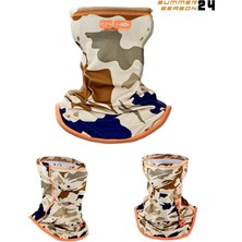 Fujin Pro Angler Neck Gaiter Boyunluk Natural Camo